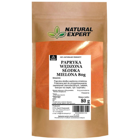 PAPRYKA WĘDZONA SŁODKA MIELONA 80g